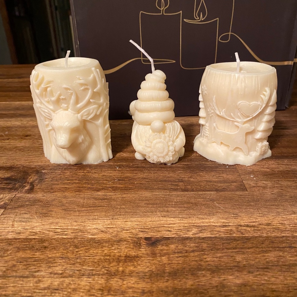 Homemade candles